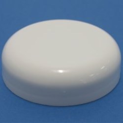 58mm 400 White Smooth Domed Cap with EPE Liner